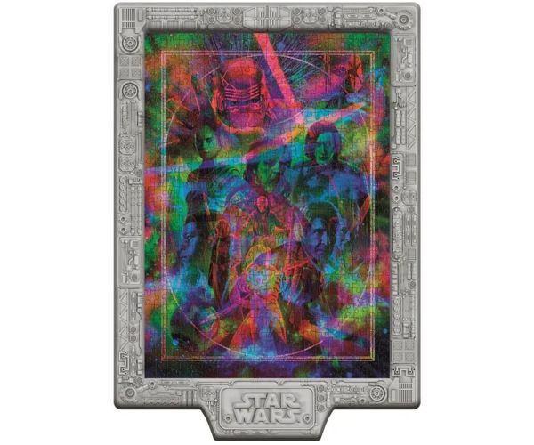 Star Wars Metamorfný epizóda VII-VIII-IX 520-dieliková skladačka s rámom a RGB LED osvetlením - Clementoni