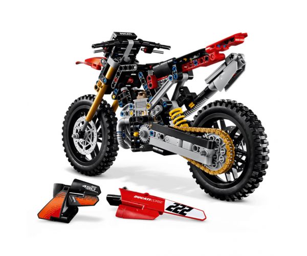 LEGO® Technic: Ducati Desmo450 MX Factory motocykel (42238)