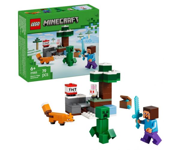 LEGO® Minecraft: Stevove dobrodružstvá v tajge (21583)