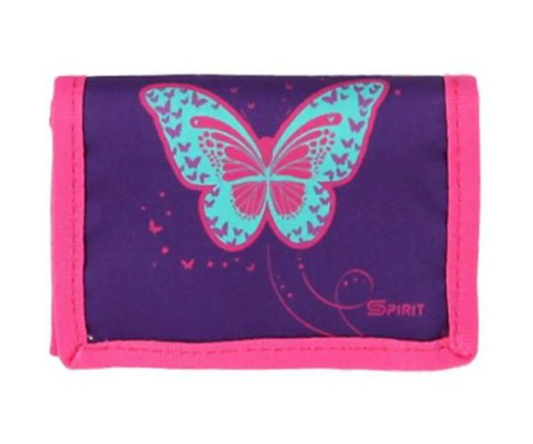Spirit: Butterfly 3D školská taška s LED, batoh 5 dielny set