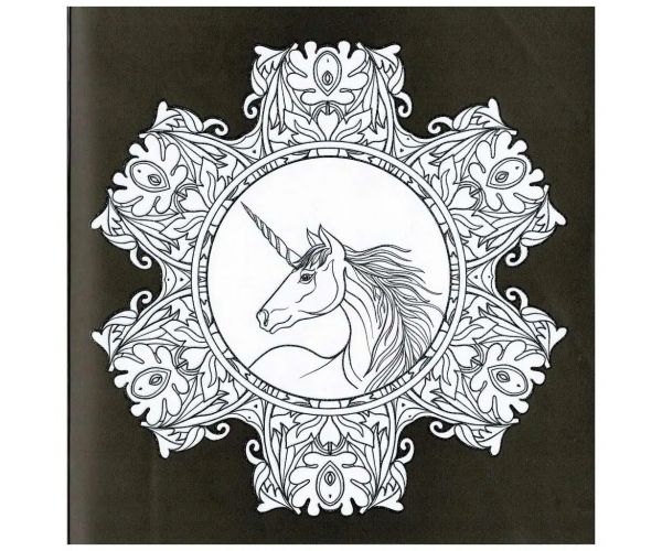 Lesklé omaľovánky - Jednorožce