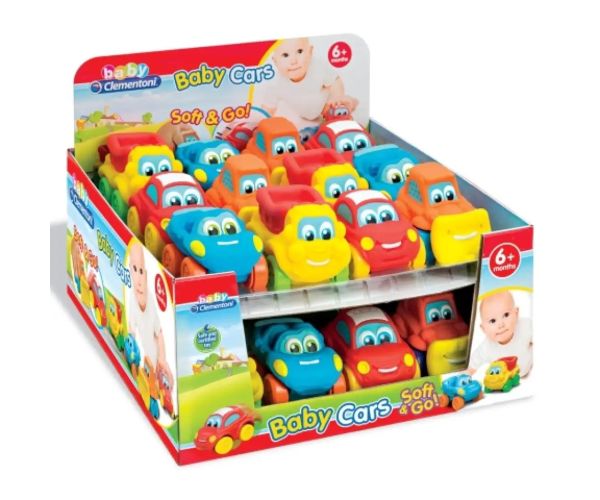 Baby Soft & Go Mäkké autíčka rôzne druhy - Clementoni