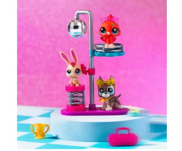 Littlest Pet Shop: Diskotéka 3-dielna sada figúrok