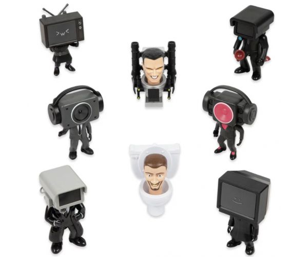 Skibidi Toilet WC prekvapivá minifigúrka sada 1 ks