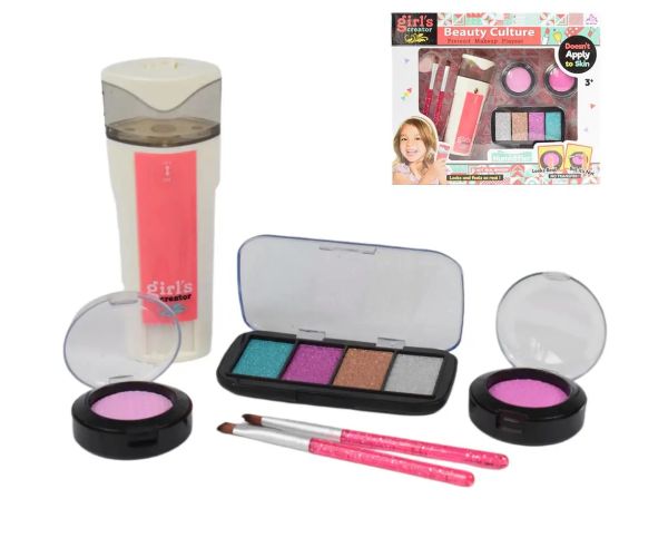 Girls Creator: Realistický mejkap set so zvlhčovačom a štetcami