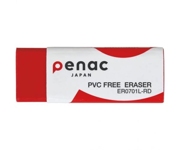 ICO: Penac červená guma bez hoblín a PVC  5,9x2,1x1cm