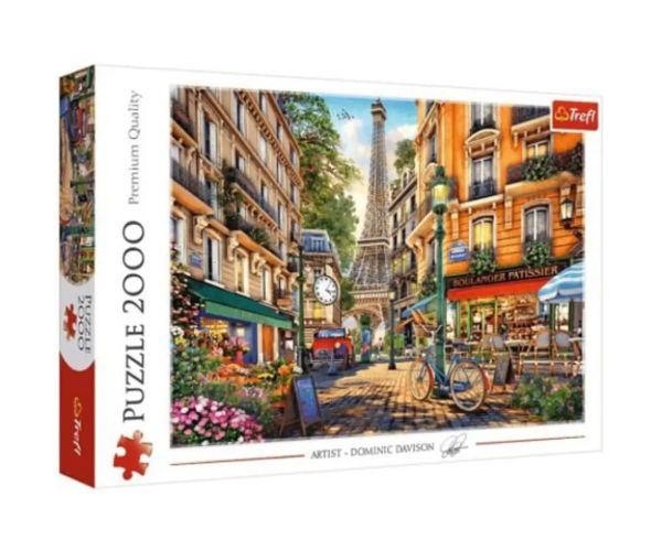 Popoludnie v Paríži 2000-dielne puzzle - Trefl