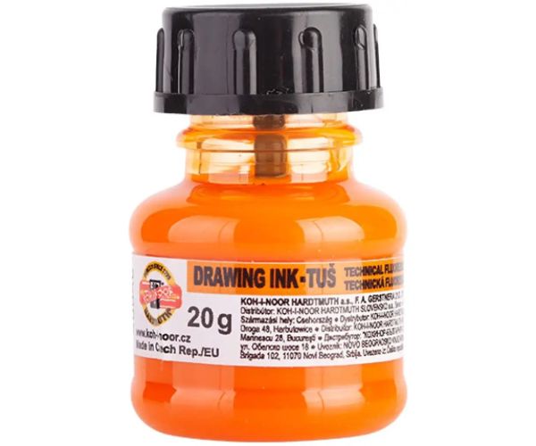 ICO: Koh-I-Noor V0141790102LP neónovo-oranžový atrament 20g