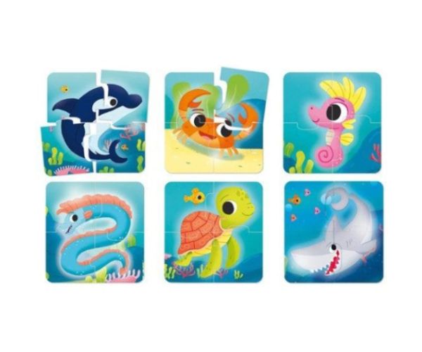 Carotina Baby: Puzzle morských zvierat