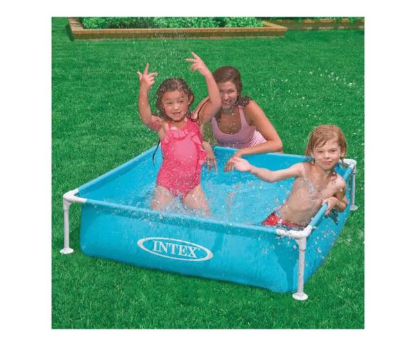 Bazén Mini Frame modrý 122x122x30cm - Intex