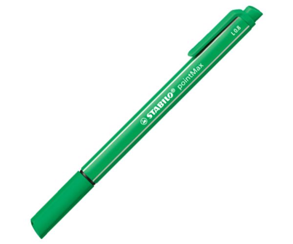 Stabilo: pointMax zelený popisovač M 0,8mm