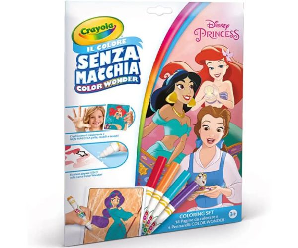 Crayola: Color Wonder Disney princezné bezfarebný omaľovánka