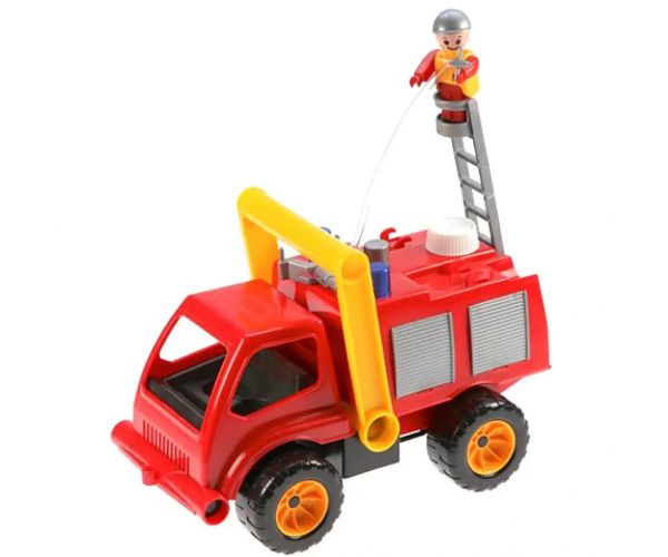 LENA: Hasičské auto s vodným čerpadlom a figúrkou 31cm