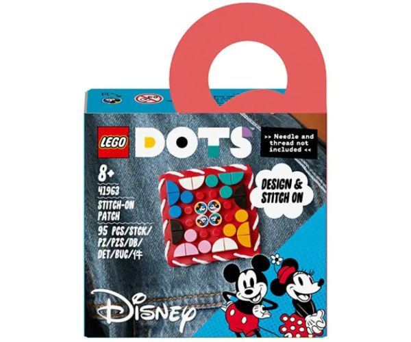 LEGO® DOTS: Nášivka Mickey a Minnie Mouse (41963)