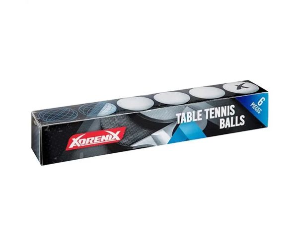 Adrenix ping pong loptu 6ks sada
