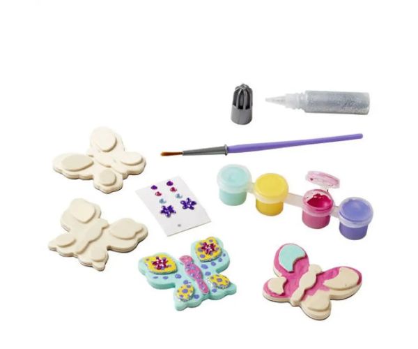 Motýliky set na vyhotovenie drevených magnetov na chladničku - Melissa & Doug