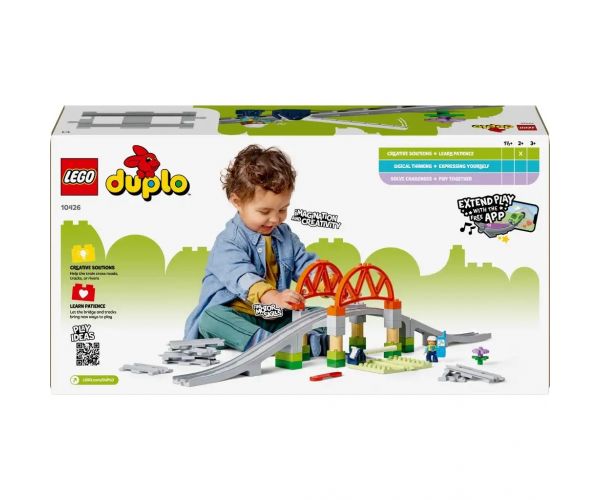 LEGO® DUPLO®: Železničný most a koľaje doplnková sada (10426)