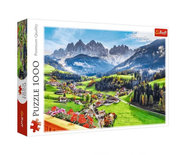 Svätá Magdaléna, Dolomity, Taliansko 1000-dielny puzzle - Trefl