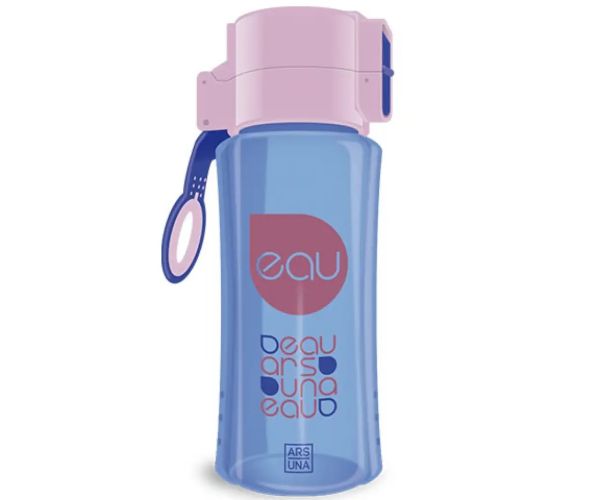 Ars Una: Ružová modrá fľaša bez BPA 450ml
