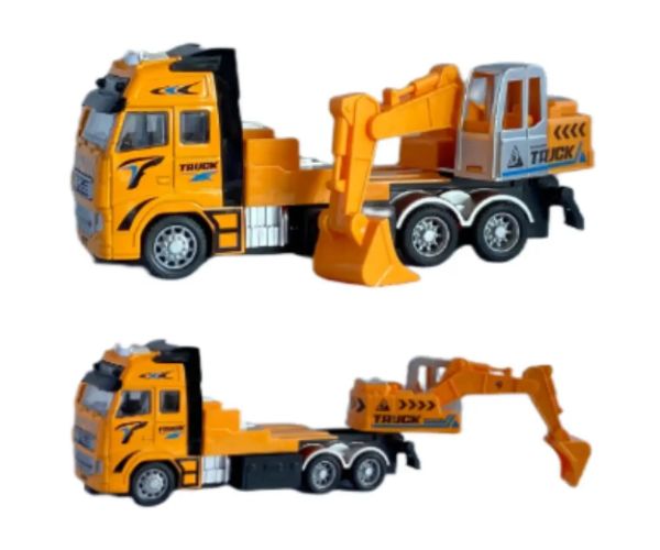 RC Diaľkovo ovládaný stavebný drapák alebo autožeriav so svetlom v dvoch verziách 27MHz 1/36 mierka