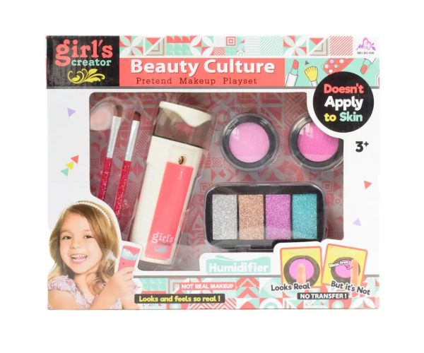 Girls Creator: Realistický mejkap set so zvlhčovačom a štetcami
