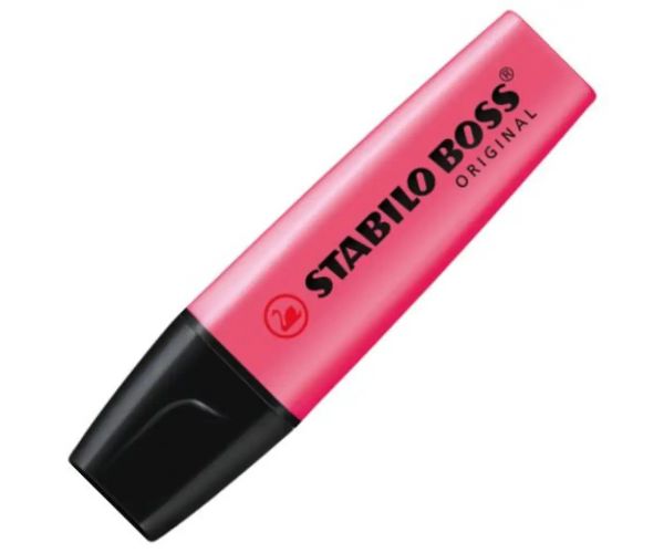 Stabilo: BOSS Original zvýrazňovač v ružovej farbe 2-5mm