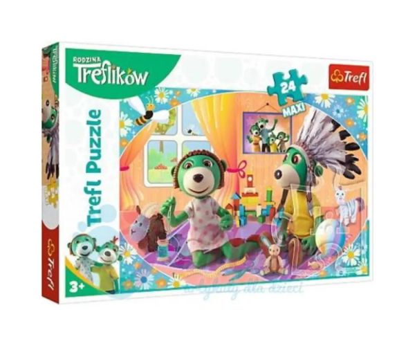 Treflikow Zabávajme sa spoločne 24 dielne Maxi puzzle - Trefl