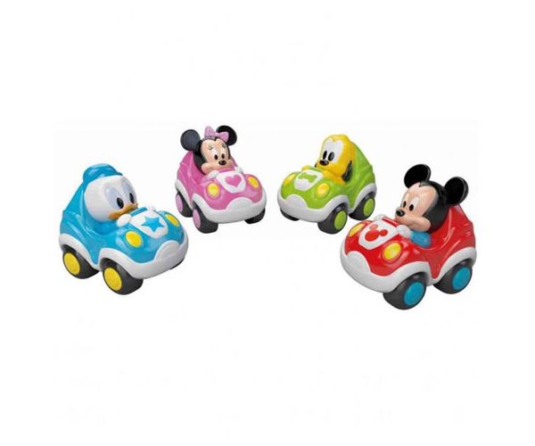 Disney Baby auto so zotrvačníkom rôzne druhy - Clementoni