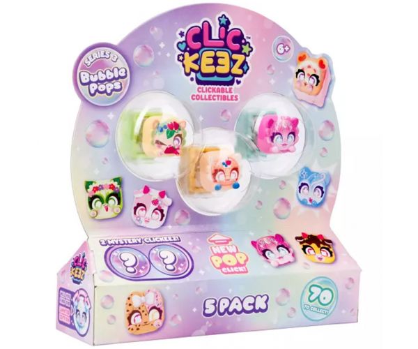 Clickeez: Antistresová hra 5 ks - 3. séria