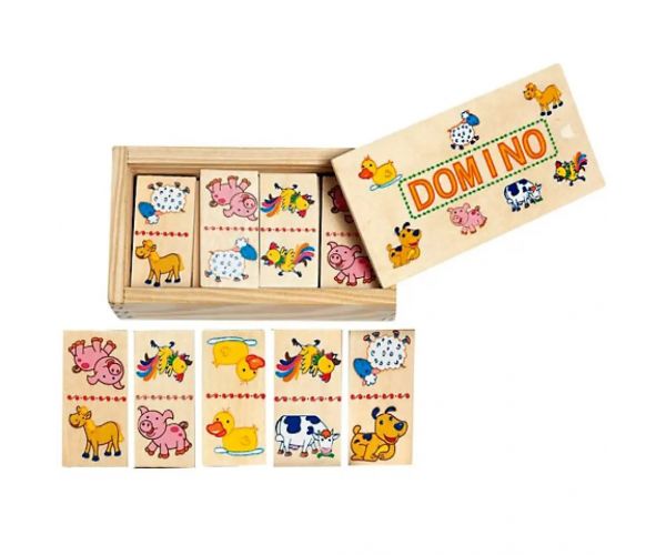 Zvierací domino hračka