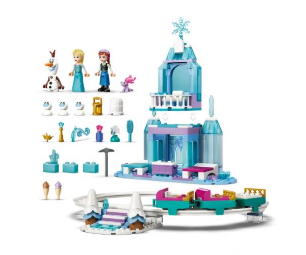 LEGO® Disney: Elsín ľadový zámok a sane dobrodružstvá (43281)