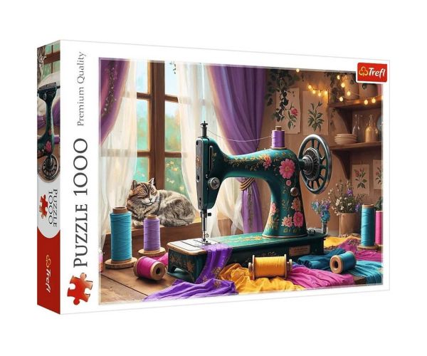 Šijací salón 1000ks puzzle - Trefl