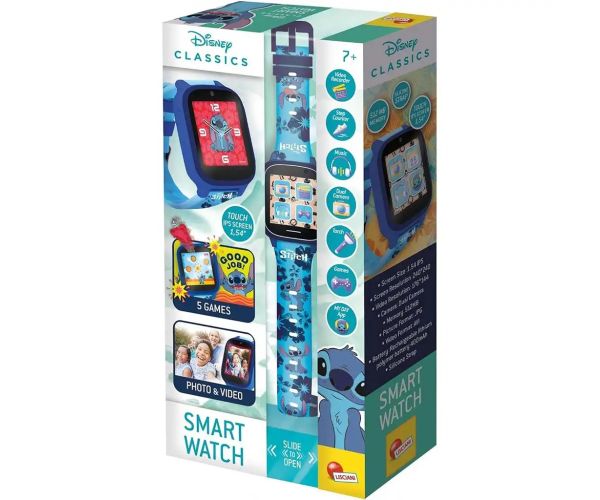 Disney Stitch vzorovaná smart hodinky - Lisciani