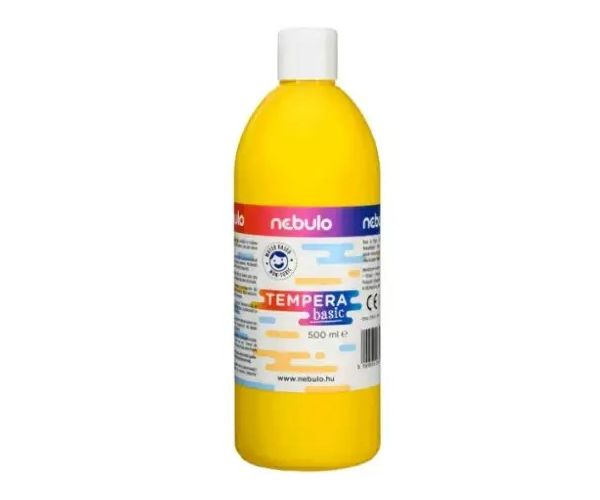 Nebulo: Žltá tekutá tempera vo fľaši 500ml