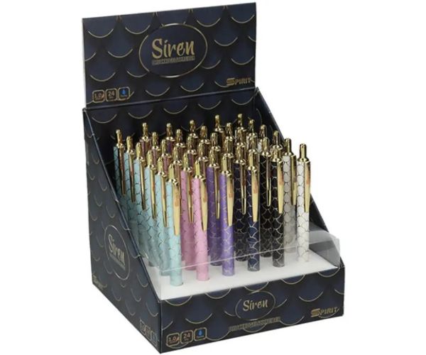 Spirit: Siren premium pozlacované guľôčkové pero v rôznych farbách 1ks