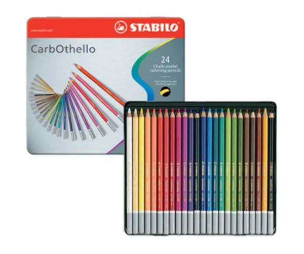 Stabilo: CarbOthello 24 dielny set v kovovej krabičke