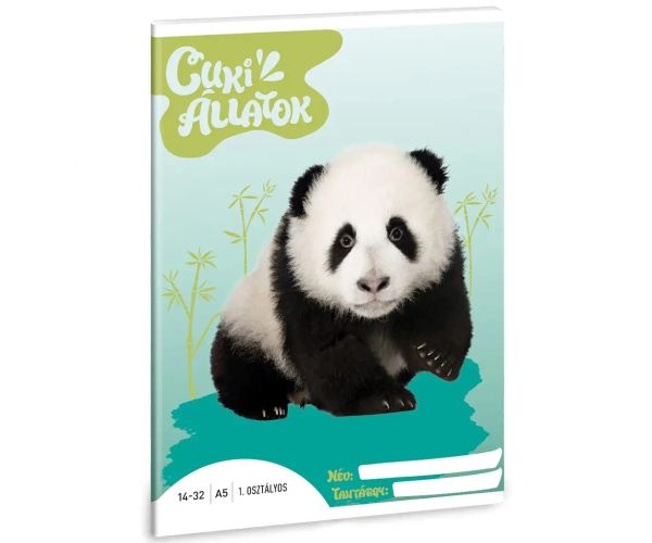 Ars Una: Roztomilé zvieratá - Panda 1. trieda linajkový zošit A/5