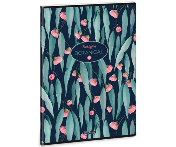 Ars Una: Botanical Eucalyptus extra kockovaný zošit A/4