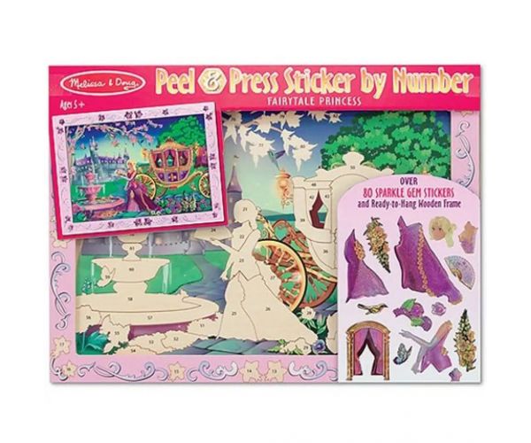 Princezná samolepková tvorba obrázkov - Melissa & Doug