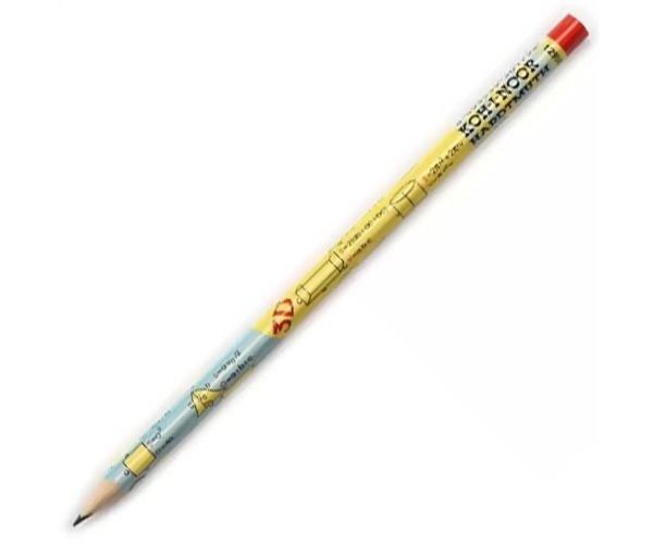KOH-I-NOOR 1291 Trojhranná Grafitová Ceruzka s Vzorcami