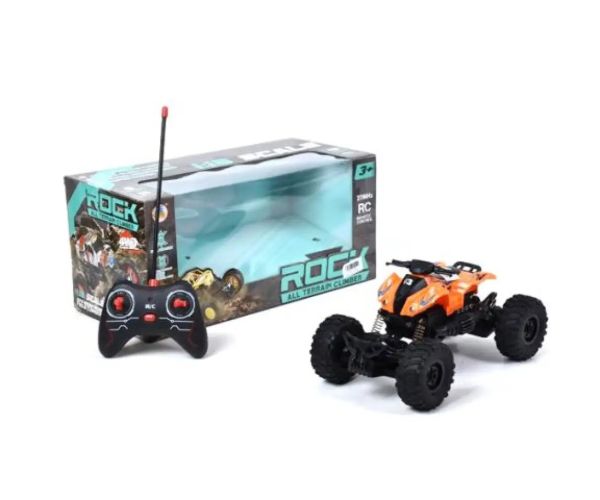 RC Diaľkovo ovládaný Crawler Quad s svetlom 1/24