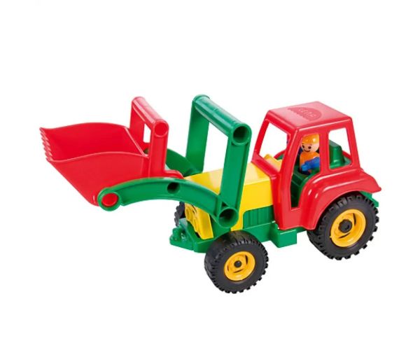 LENA: Traktor s čelným nakladačom a figúrkou 35 cm