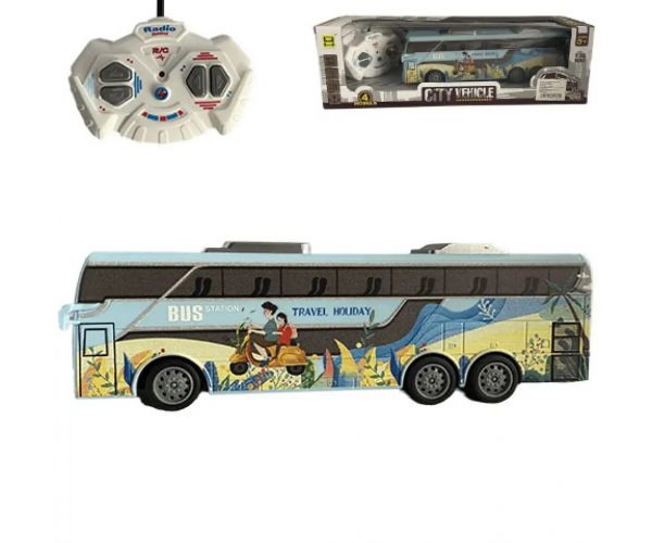 RC Travel Holiday City autobus na diaľkové ovládanie so svetlom 27MHZ 1/32 25cm