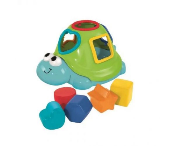 ABC plávajúca korytnačka s tvarovými kockami - Simba Toys