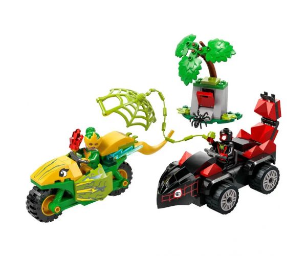 LEGO® Marvel: Spin a Electro - Naháňačka s dinosaurným vozidlom (11198)