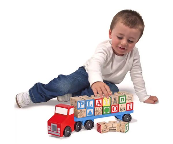 Kamión prevážajúc písmenká - Melissa & Doug