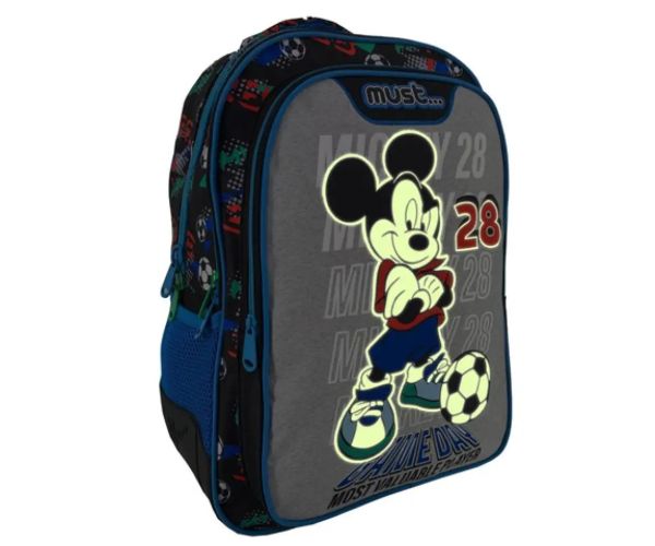 Must: Mickey Mouse Game day školská taška, batoh 32x18x43cm