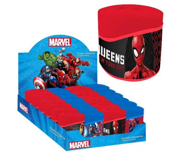 Luna: Avengers plastové strúhadlo s dvomi otvormi Spiderman 1ks