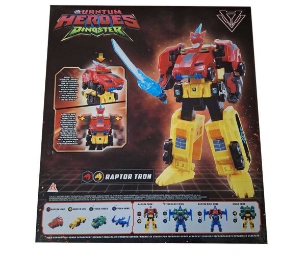 Dinoster Fusion Raptor Tron robotická figura
