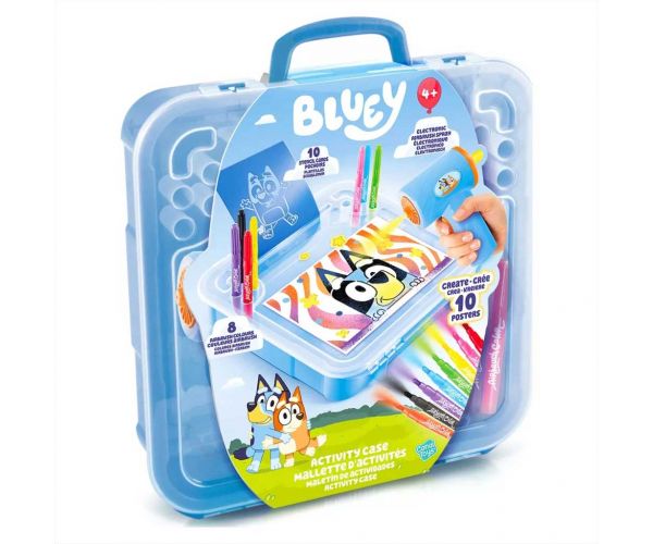 Bluey Airbrush Art posterový set na tvorbu v kufríku